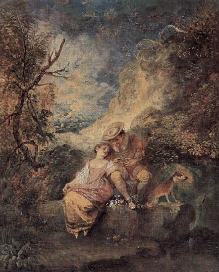 Jean-Antoine Watteau Der Jager des Nestes